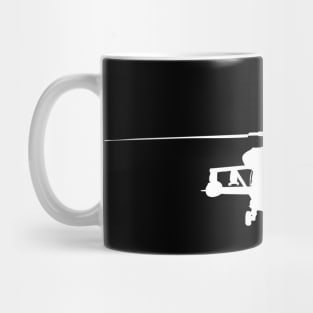 Military Helicopter in the air design Mug